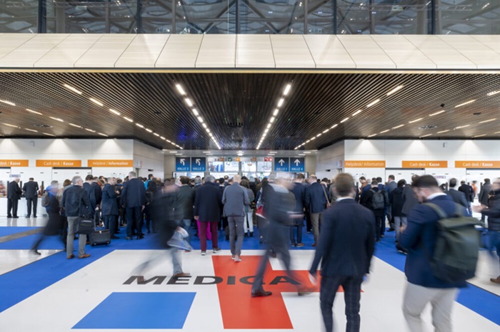 Image: MEDICA 2024 + COMPAMED 2024 in Düsseldorf will once again be the meeting place for trade visitors from all areas of the international healthcare and medical technology industry (Photo courtesy of Constanze Tillmann)